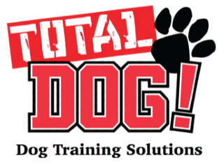 The Total Dog! logo with a white background